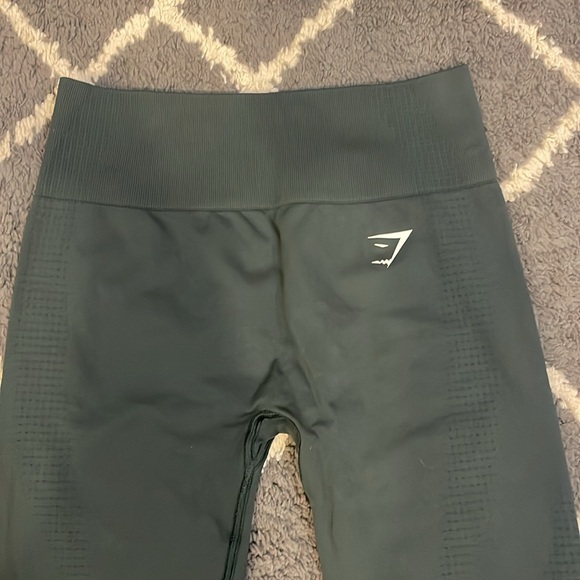 GYMSHARK VITAL SEAMLESS 2.0 LEGGINGS - Small, Woodland Green Marl - Picture 6 of 8